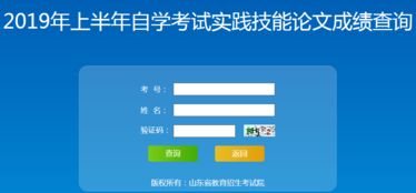 山東省2019年上半年自學(xué)考試實(shí)踐技能與論文成績(jī)查詢(xún)指南及技術(shù)支持說(shuō)明